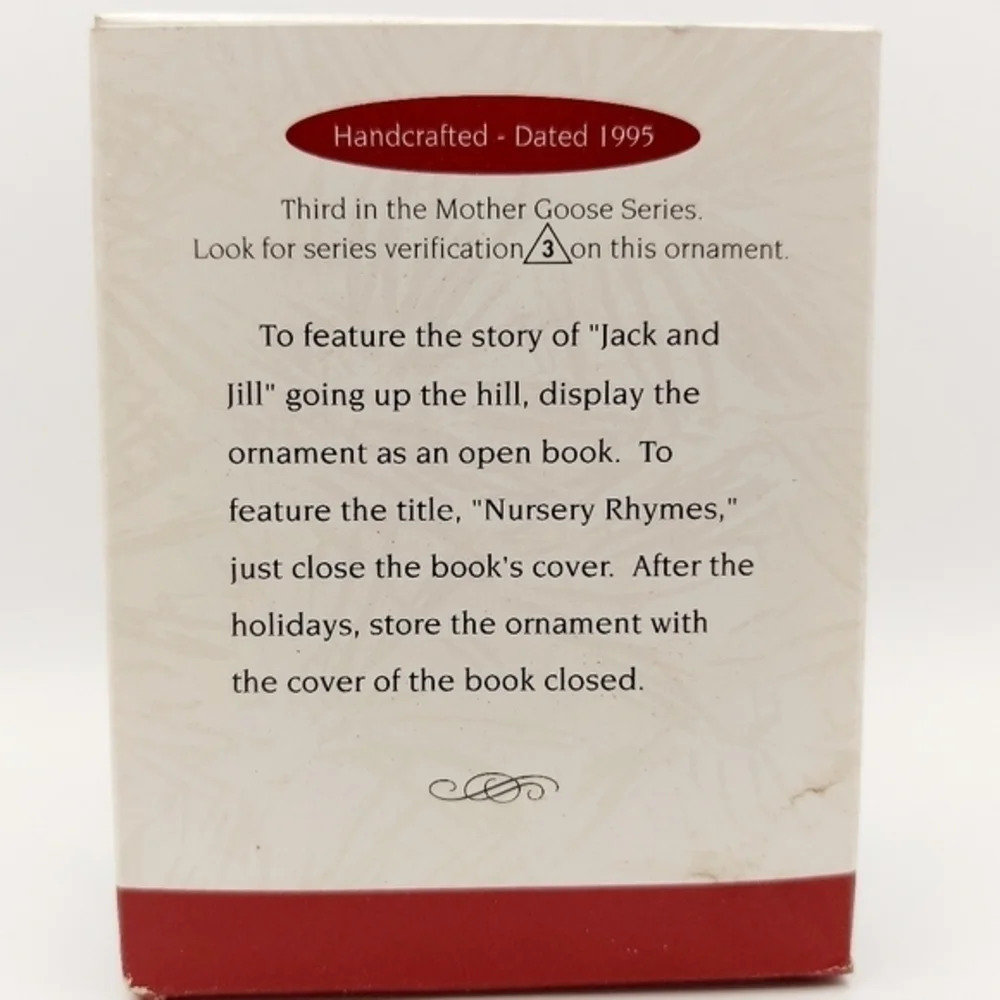 Vintage 1995‎ Mother Goose Collectable Hallmark  Ornament